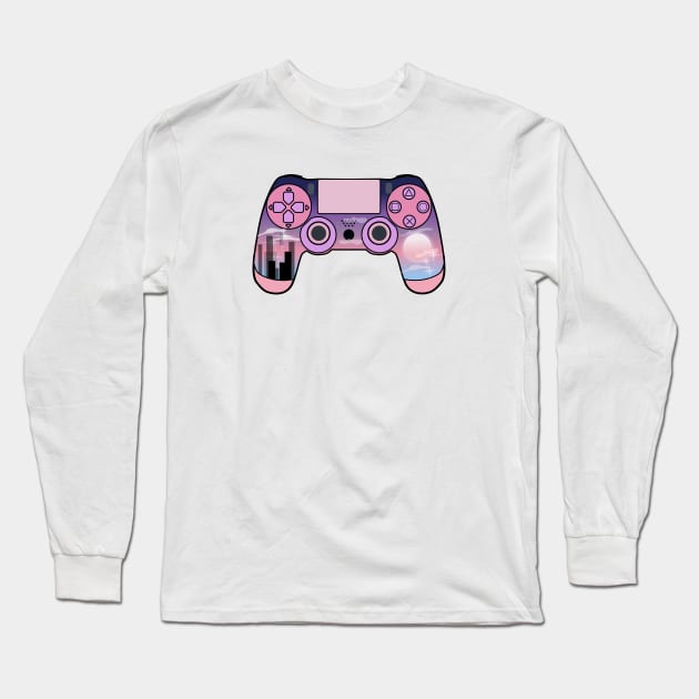 Controller l game controller or console l gaming l gamers Long Sleeve T-Shirt by Bossin